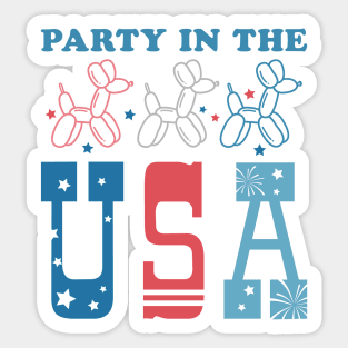 4ht of july Sticker